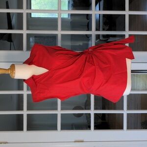 Express wrap shirt tie front sz L 295